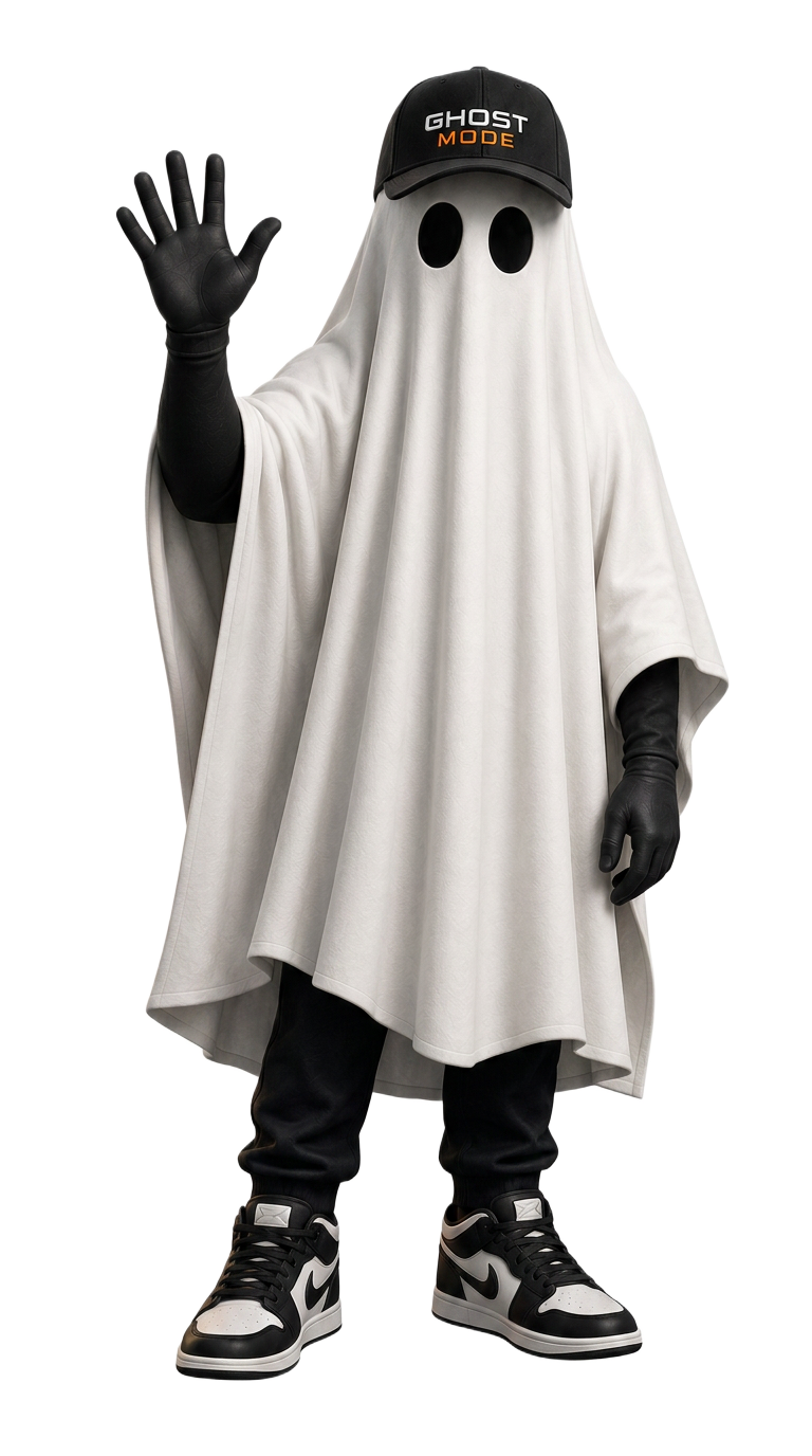 Ghost Mode mascot